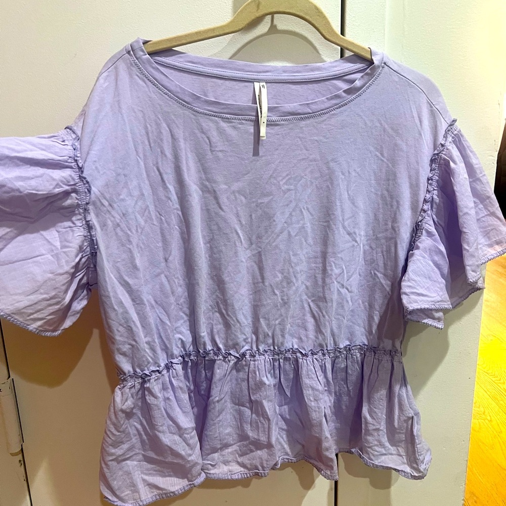 Anthropologie Peplum shirt - size small